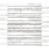 Carrara Marble Stacked Honed Mosaic TIle