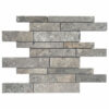 Argento Travertine Atrium Mosaic Tile
