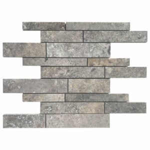 Argento Travertine Atrium Mosaic Tile