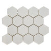Thassos Marble 3" x 3" Honeycomb Polished Mosaic Tile