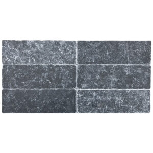 Midnight Marble 3" x 9" Tumbled Tile