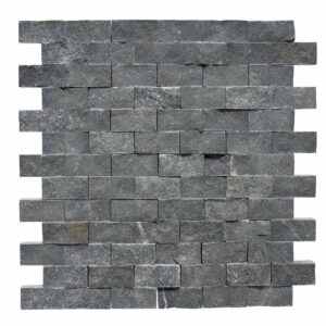 Midnight Marble 1" x 2" Split Face Mosaic