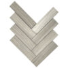 Slatewood Marble 2" x 8" Herringbone Honed Mosaic Tile