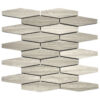 Slatewood Marble Clipped Diamond Honed Mosaic Tile