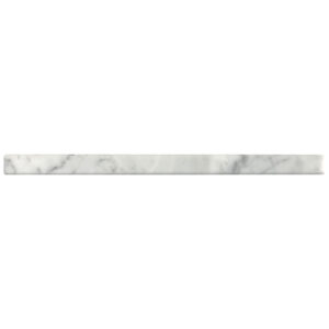 Carrara Marble 0.75" x 12" Polished Square Liner