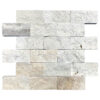 Parkside Travertine 2" x 4" Split Face Mosaic Tile