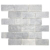 Polar Gray Marble 2" x 4" Tumbled Mosaic Tile