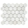 Creamy Marble 2" x 2" Honeycomb Honed Mosaic Tile