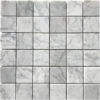 Carrara Marble 2" x 2" Grid Polished Mosaic Tile