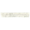 Carrara Marble 2" x 12" Polished Chair Rail Liner