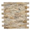 Rustic Desert Travertine 1" x 2" Split Face Mosaic Tile