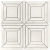 Thassos Marble Avec Water Jet Polished Mosaic Tile