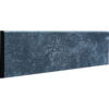 Mars Black 3" x 12" Bullnose Glazed Porcelain Tile