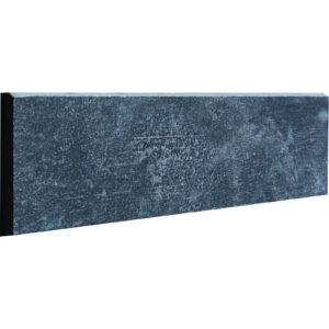 Mars Black 3" x 12" Bullnose Glazed Porcelain Tile