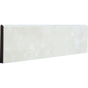 Mars Ivory 3" x 12" Bullnose Glazed Porcelain Tile