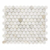 Royal Umbra Marble 1" x 1" Honeycomb Polished Mosaic Tile