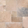 Antique Travertine French Pattern Tumbled Travertine