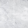 Carrara Marble 12" x 12" Honed Tile