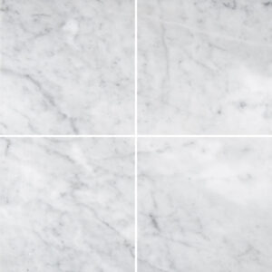 Carrara Marble 12" x 12" Honed Tile