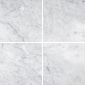 Carrara Marble 12" x 12" Polished Tile