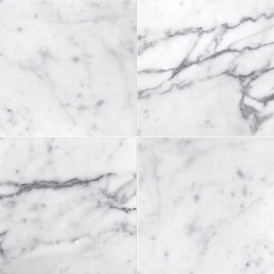 Carrara Marble 6" x 6" Polished Tile