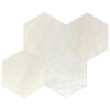 Carrara Marble 6 inch Honeycomb Hexagon Polished Tile