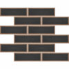 Elegant 2" x 6" Brick Oil Rubbed Bronze Metal Mosaic Tile