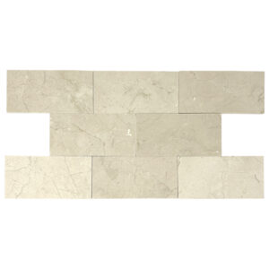 Marfil Beige Marble 3" x 6" Honed Tile