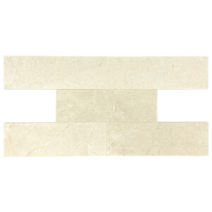 Marfil Beige Marble 3" x 9" Honed Tile