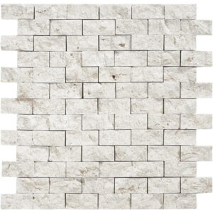 Fresca Limestone Split Face 1" x 2" Mosaic Tile