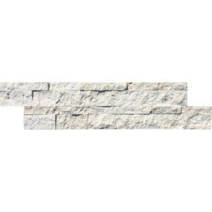 Fresca Limestone Split Face 6" x 24" Ledger Corner Mosaic