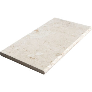 Fresca Limestone 12" x 24" x 1.2" Tumbled Pool Coping