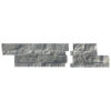 Midnight Marble Split Face 6" x 24" Corner Ledger