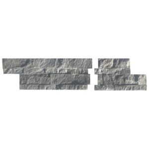 Midnight Marble Split Face 6" x 24" Corner Ledger