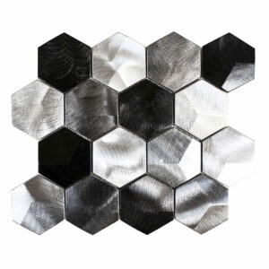 Satin Glow 3D Honeycomb 3 inch Mosaic Tile