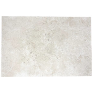 Ivory Travertine 16" x 24" Unfilled/Brushed Straight Edge Tile