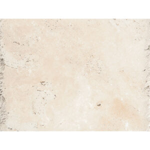 Ivory Travertine 16" x 24" Chiseled and Brushed Tile