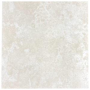 Ivory Travertine 24" x 24" Filled and Honed Tile