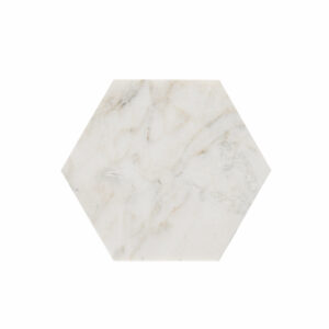 Royal Umbra Marble 6 inch Honeycomb Hexagon Polished Tile