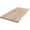 Parkside Travertine 12" x 24" x 1.2" Tumbled Pool Coping