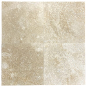 Beige Walnut Travertine 12" x 12" Filled and Honed Tile