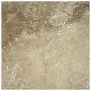 Beige Walnut Travertine 18" x 18" Filled and Honed Tile