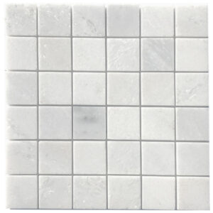 Winter White Marble 2" x 2" Mosaic Tile