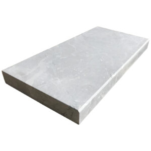 Nano Graystone Marble 12" x 24" x 2" Modern Tumbled Pool Coping