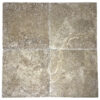 Tuscany Brown Travertine 12" x 12" Tumbled Tile