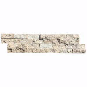 Renata Travertine 6" x 24" Split Face Ledger Panel Mosaic Tile
