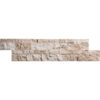 Pavilion Travertine 6" x 24" Split Face Ledger Corner