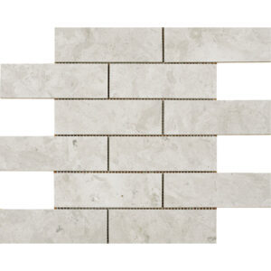 Forest Sage 2" x 6" Brick Mosaic Tile - Polished