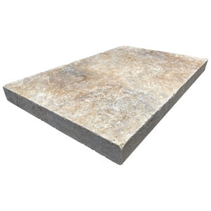 Rustic Desert Travertine 16" x 24" x 2" Tumbled Paver