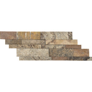 Rustic Desert Unfilled and Honed Ledger Mosaic Tile